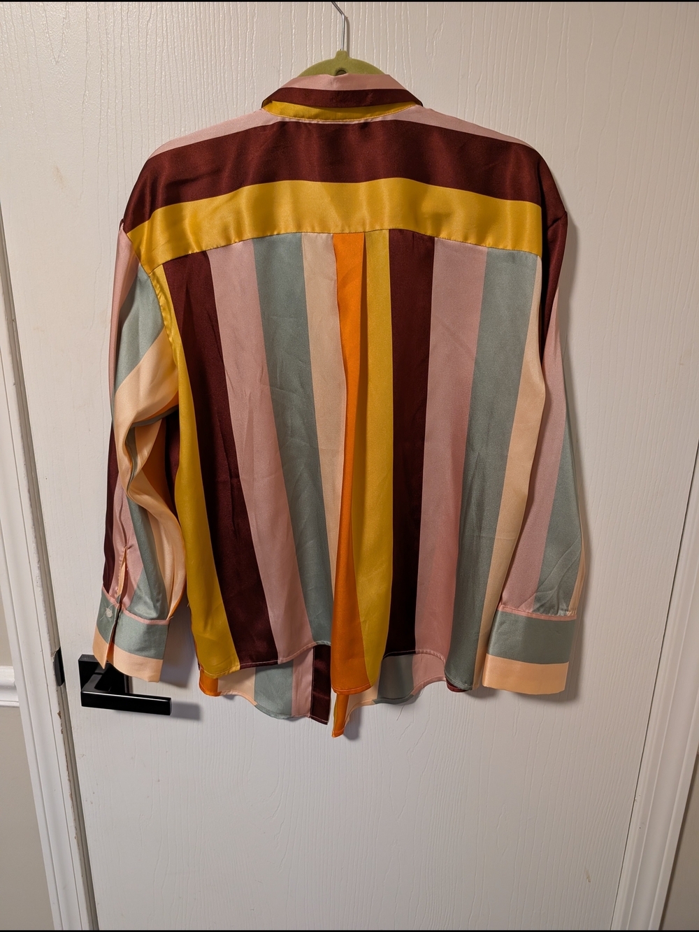 Fe Noel x Target Silky Striped Button Down XL - Picture 3 of 3